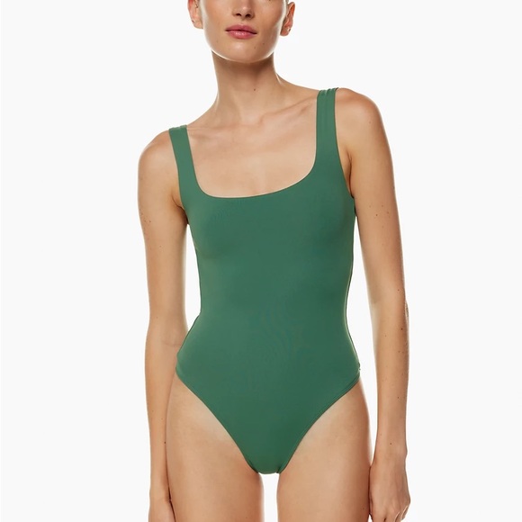 Aritzia babaton green contour bodysuit - Picture 1 of 3